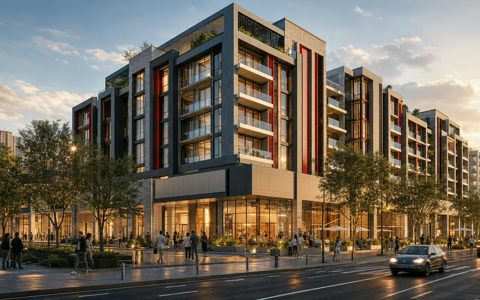 Mixed-use residential and commercial property concept from Yoseph Asaye Real-Estate Development